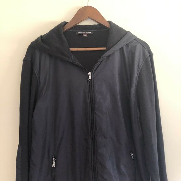 COPY - Michael Kors Black Hooded Full Zipper Jacket - Picture 2 of 8